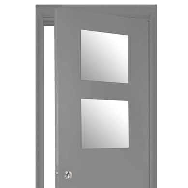 Lot De 2 Miroirs Carrés Adhésifs 40x40