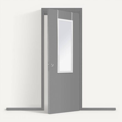 Miroir Porte Classique Blanc 36x110 Miroir Porte Classique Blanc 36x110