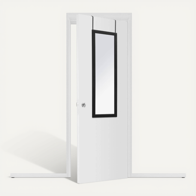 Miroir Porte Classique Noir 36x110 Miroir Porte Classique Noir 36x110