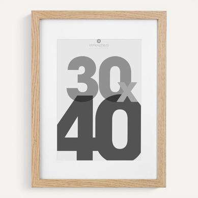 Cadre Photo En Bois Naturel Pour Photo 30 X 40 Cm