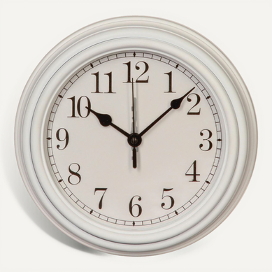 Pendule Murale Contour Moulure D 22 Cm