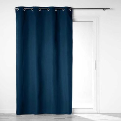 Rideau Occultant "obscure" 140x260cm Bleu Marine