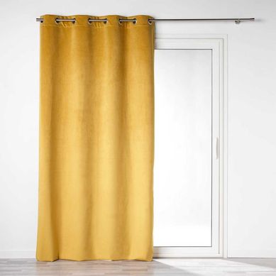 Rideau Occultant "velounight" 135x260cm Jaune