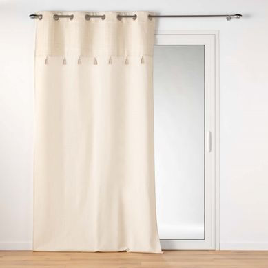 Voilage 140x240 cm IZIGOLD Naturel vue de face