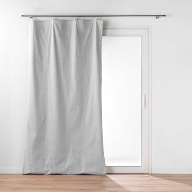Doublure Thermique Avec Anneaux Pour Rideaux - 130x230 Cm - Gris