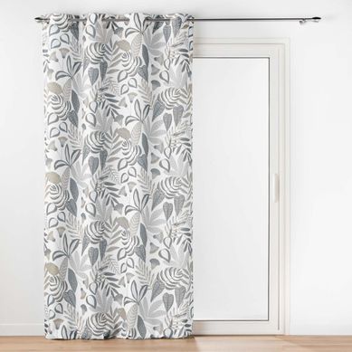 Rideau À Oeillets Imprimé "tilda" 140x280cm Blanc