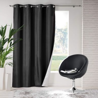 Rideau Thermique Icemount 140x260 Cm Noir Rideau Thermique Icemount 140x260 Cm Noir