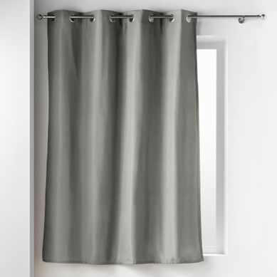 Rideau Court Isolant Thermique - 135x180 Cm - Gris