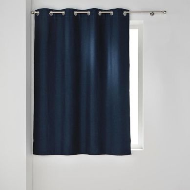 Rideau Occultant À Oeillets "crépuscule" 140x180cm Bleu
