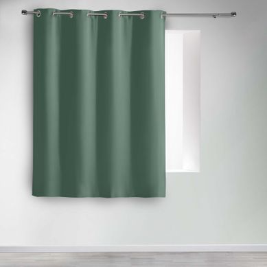 Rideau Court Obscurcissant 90 % Adapté Radiateur - 135x180 Cm - Vert