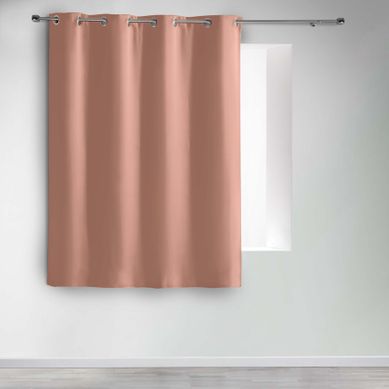 Rideau Court Obscurcissant 90 % Adapté Radiateur - 135x180 Cm - Rose Blush