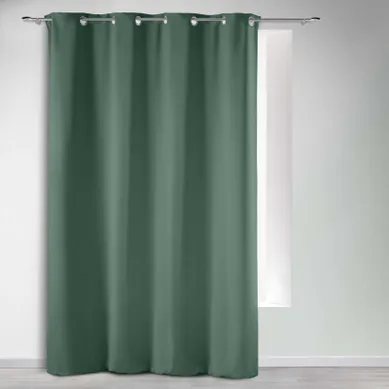 Rideau Occultant Uni À Oeillets - 135x240 Cm - Vert