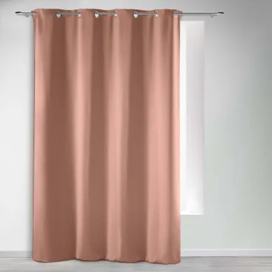 Rideau Occultant Uni À Oeillets - 135x240 Cm - Rose Blush Rideau Occultant Uni À Oeillets - 135x240 Cm - Rose Blush