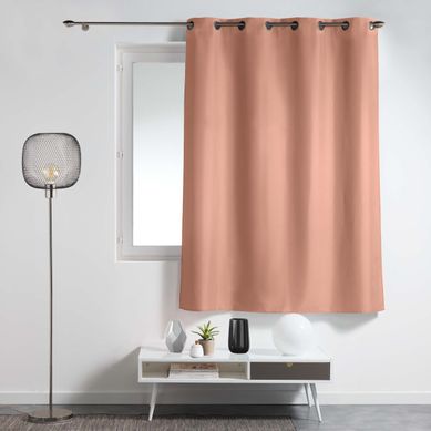 Rideau À Oeillets "essentiel" 140x180cm Rose Blush