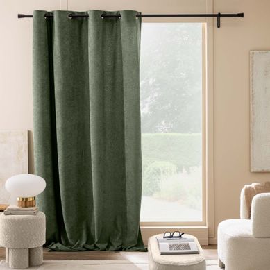 Rideau Obscurcissant Bouclette 140x260 Winona Cèdre