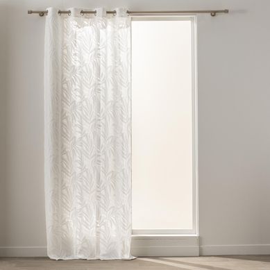 Rideau À Oeillets En Velours "galoe" 140x260cm Blanc