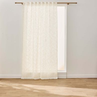 Rideau À Passants Effet Lin "igor" 140x260cm Naturel
