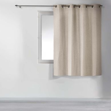 Rideau Occultant À Oeillets "chinea" 135x180cm Beige Lin