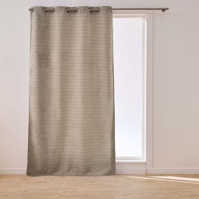 Rideau À Oeillets En Velours "shelby" 135x240cm Sable