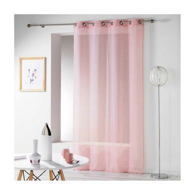 Rideau Voilage "telma" 140x280cm Rose