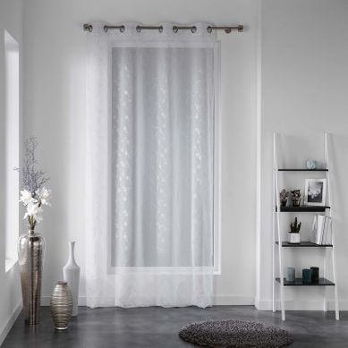 Voilage 140x240 cm DALYA Blanc vue 3/4