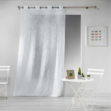 Rideau Voilage "haltona" 140x280cm Blanc