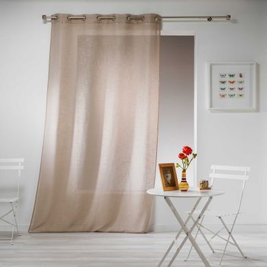 Rideau Voilage "haltona" 140x280cm Noisette