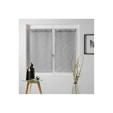 Paire De Voilages "milza" 60x160cm Anthracite