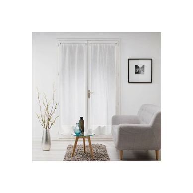 Paire De Voilages "milza" 70x240cm Blanc
