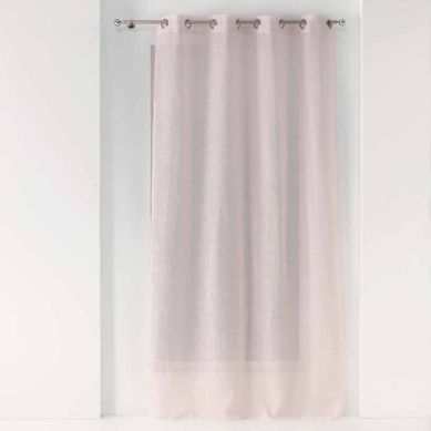 Rideau Voilage à Oeillets "zazy" 140x240cm Rose