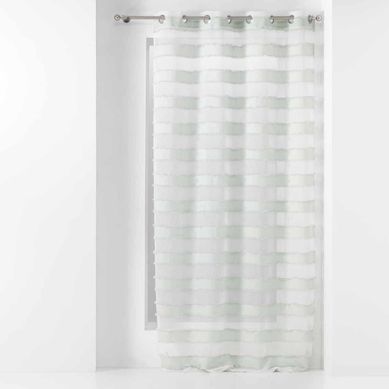 Rideau Voilage À Oeillets "lalina" 140x260cm Menthe