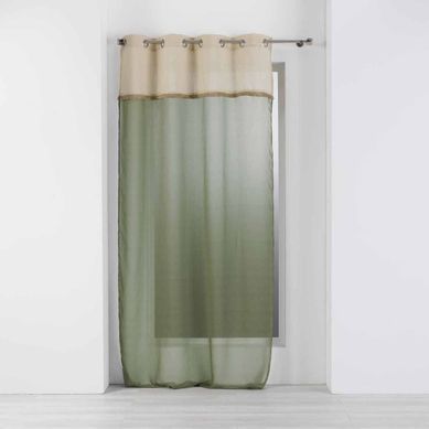 Rideau Voilage À Oeillets "greenybel" 140x240cm Vert