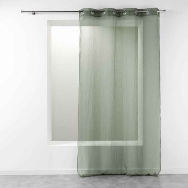 Rideau Voilage étamine "telma" 140x280cm Kaki