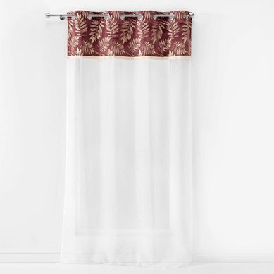 Rideau Voilage À Oeillets "adelor" 140x240cm Rose