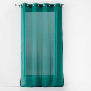 Rideau À Oeillets "etamina" 140x280cm émeraude