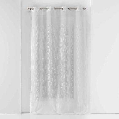 Rideau Voilage À Oeillets "colyne" 140x240cm Blanc