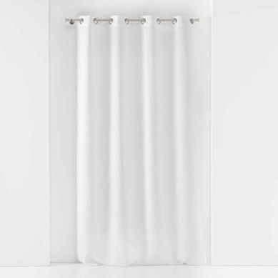 Rideau Voilage À Oeillets "soane" 140x180cm Blanc