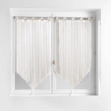 Paire De Voilages "charlize" 60x90cm Naturel