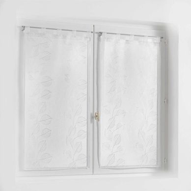 Paire De Voilages "edenia" 60x120cm Blanc