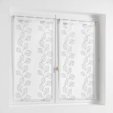 Paire De Voilages "edenia" 60x160cm Gris
