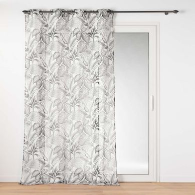 Rideau Voilage À Oeillets Imprimé "cabana" 140x240cm Naturel