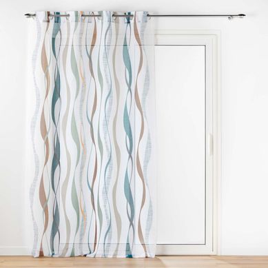Rideau Voilage À Oeillets "lisana" 140x240cm Multicolore