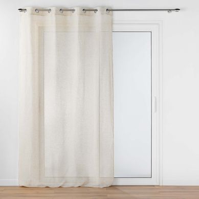 Rideau Voilage À Oeillets "aline" 140x240cm Beige