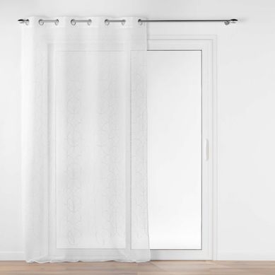 Rideau Voilage À Oeillets "felicia" 140x240cm Blanc