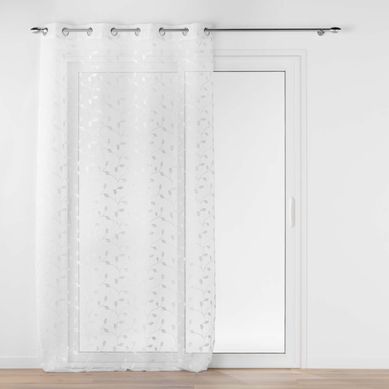 Rideau Voilage À Oeillets "edna" 140x240cm Blanc