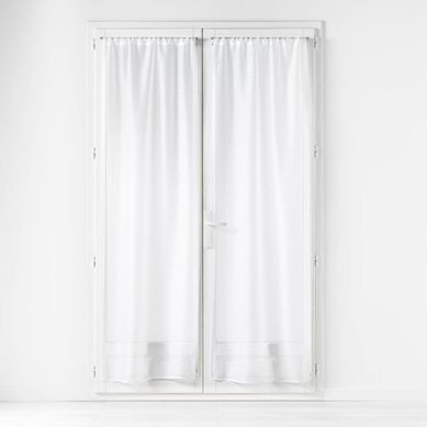 Paire De Voilages "lisséa" 70x200cm Blanc