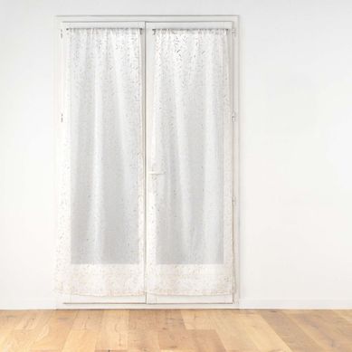 Paire De Voilages Passe-tringle "maissa" 70x200cm Doré
