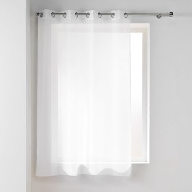 Rideau Voilage À Oeillets "lisséa" 140x180cm Blanc