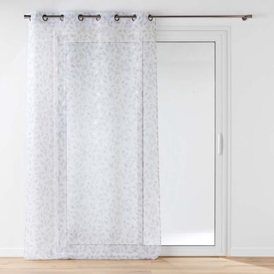 Rideau Voilage À Oeillets "duchesse" 140x240cm Blanc
