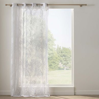 Rideau Voilage À Oeillets "ysora" 140x240cm Blanc